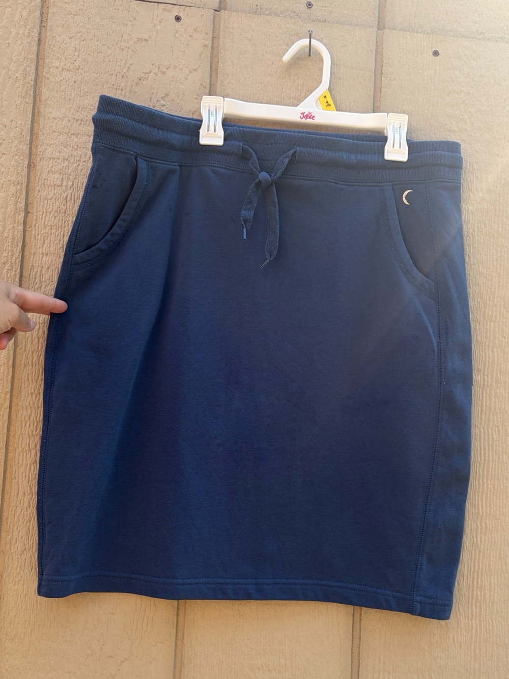 ZYIA Activewear Casual Skirt with Pockets - Navy, XXL